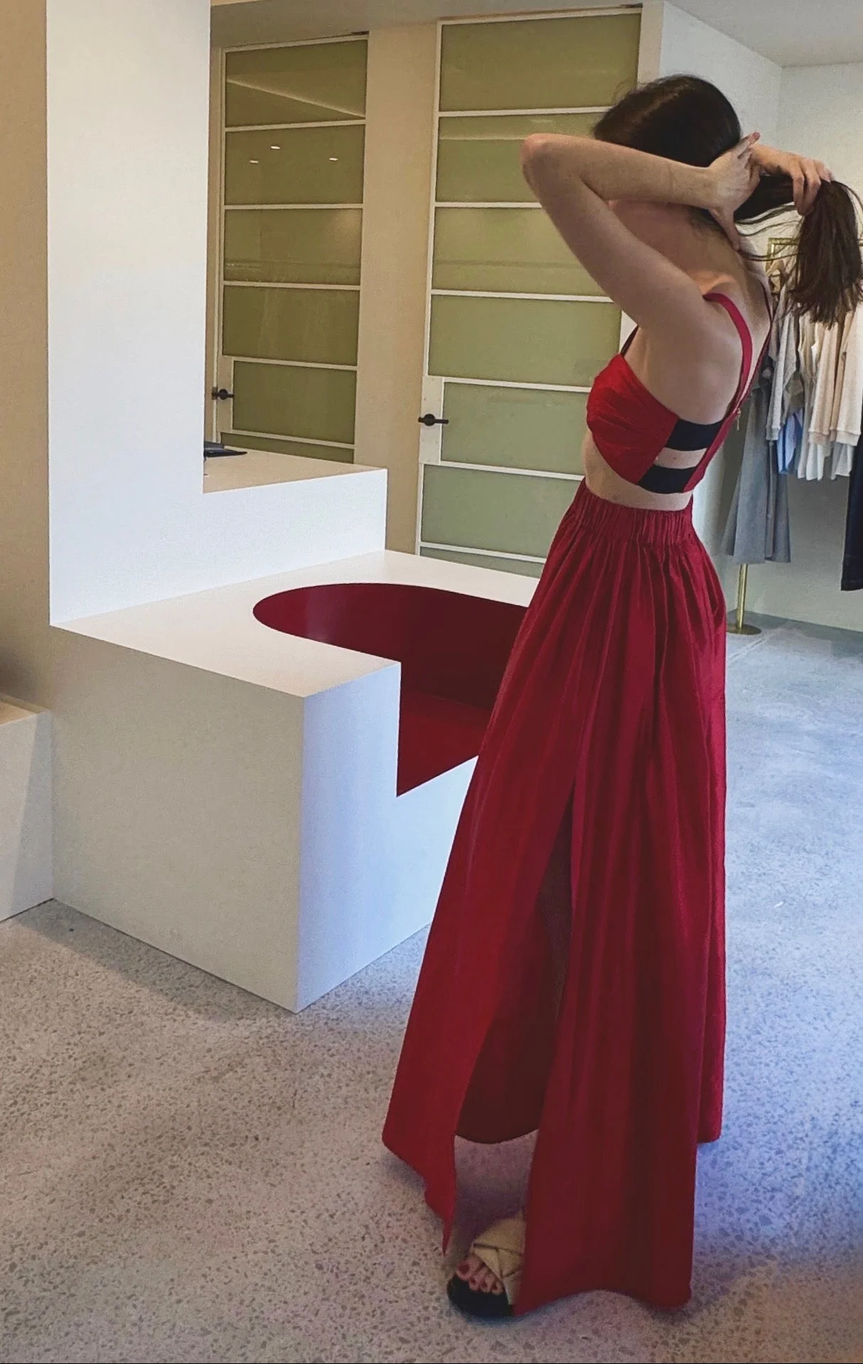 Cucciolo Skirt / Red - Image 10