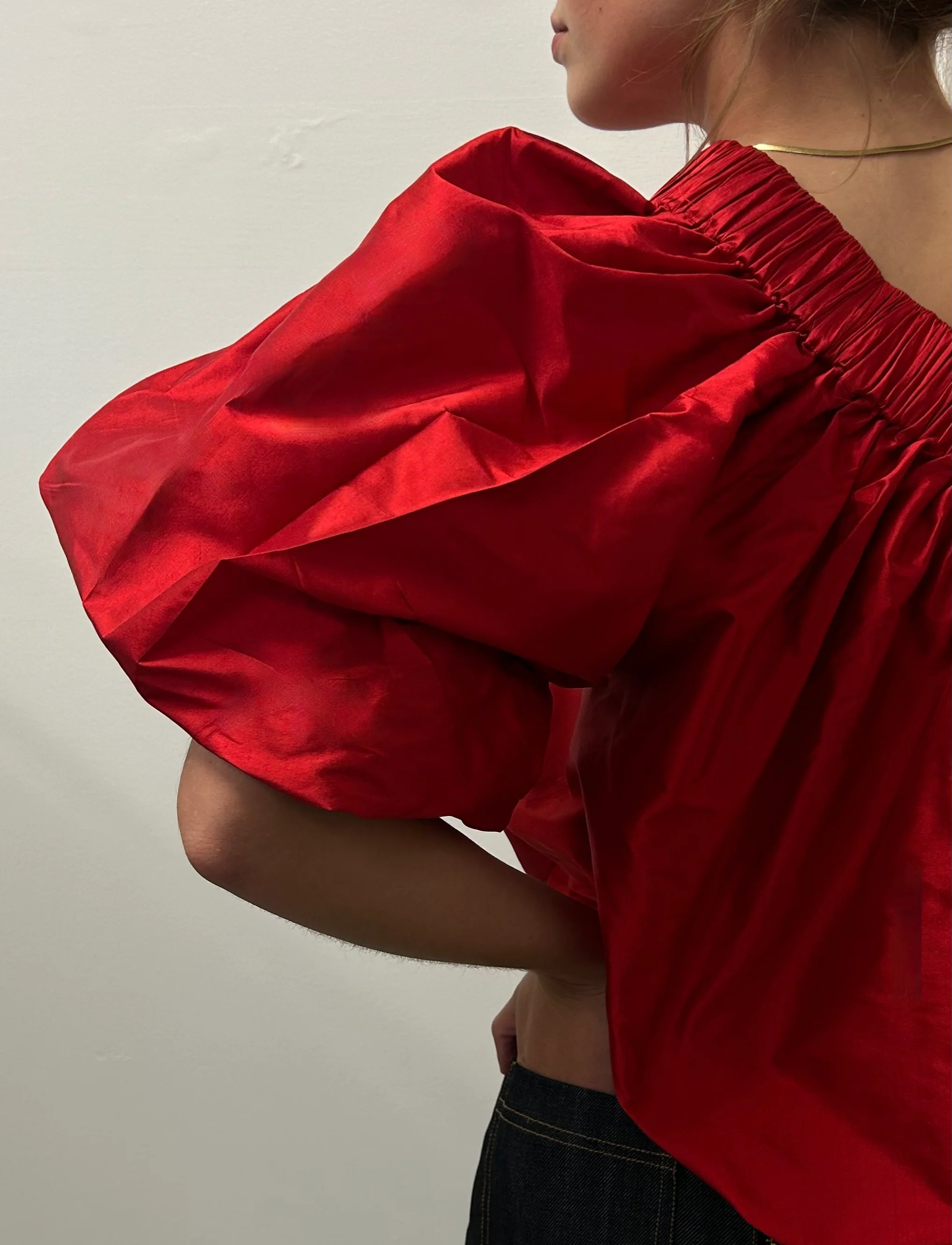 Mariposa Blouse / Red - Image 4