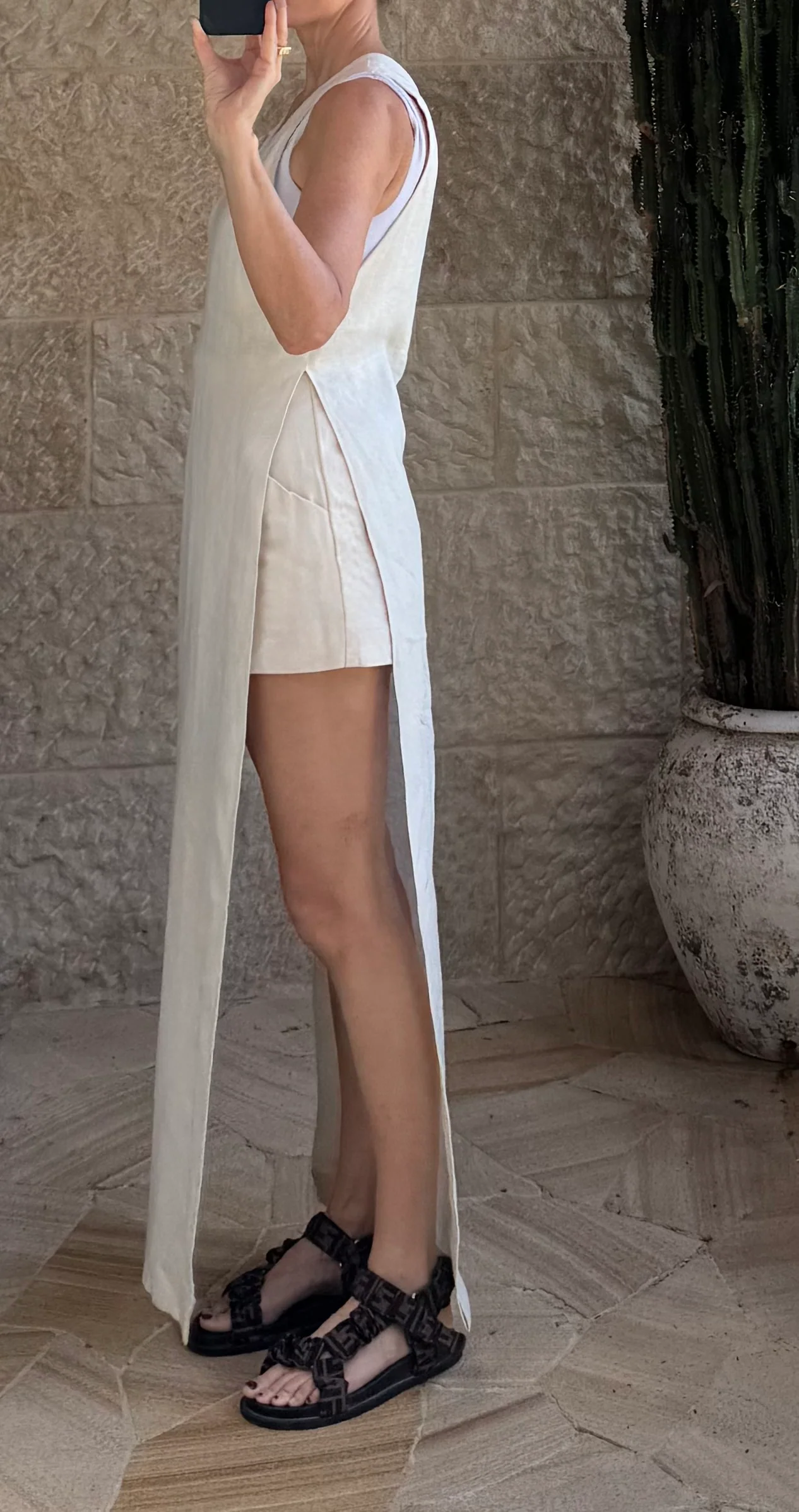 Riva Dress / Crème Fraiche - Image 5