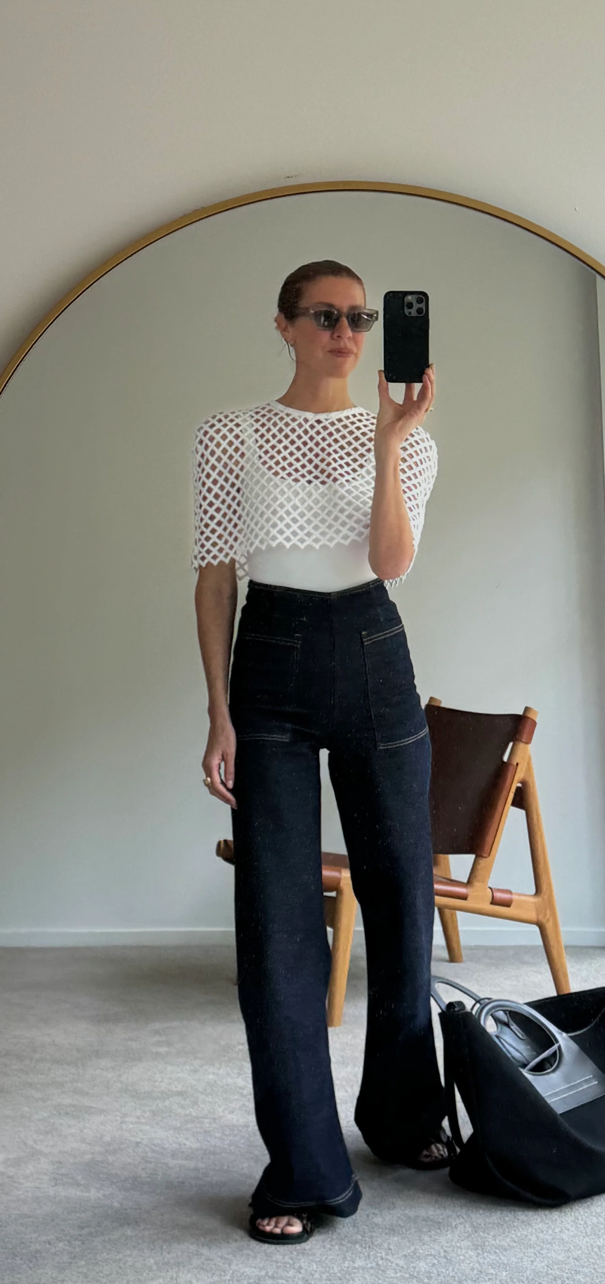 Villa Savoye Summer Capelet / Bianco - Image 3