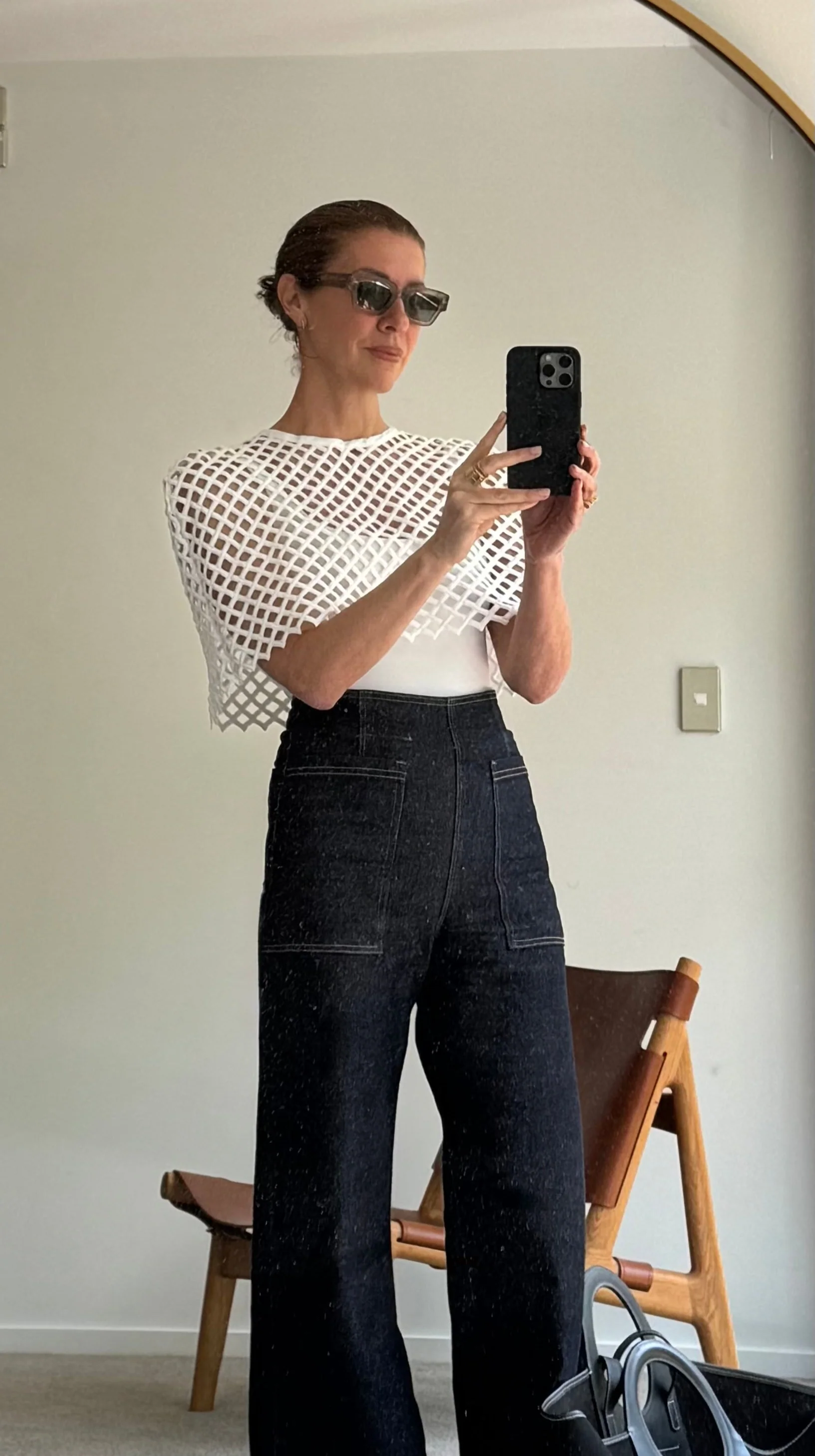 Villa Savoye Summer Capelet / Bianco - Image 4