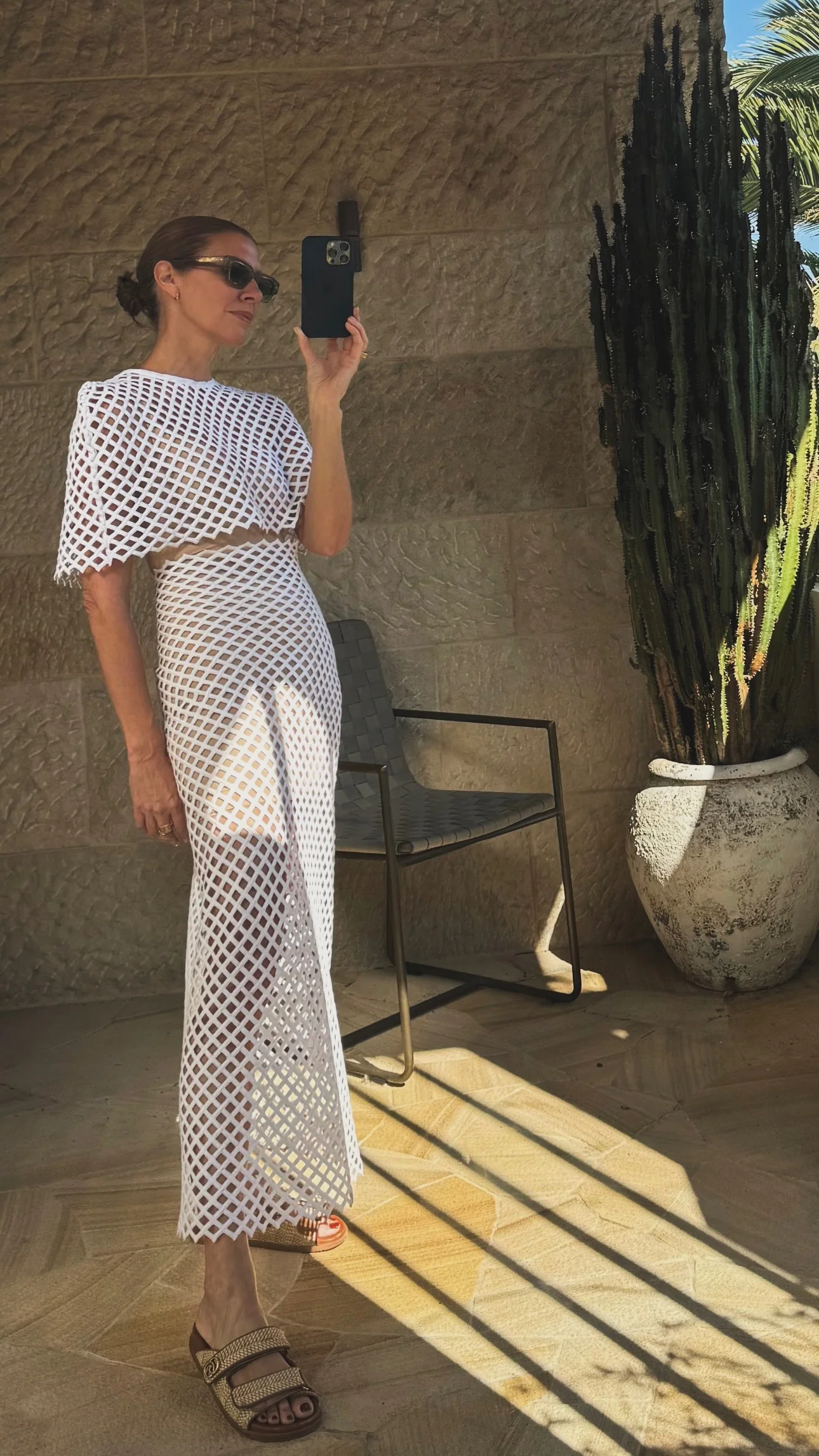 Villa Savoye Summer Capelet / Bianco - Image 5